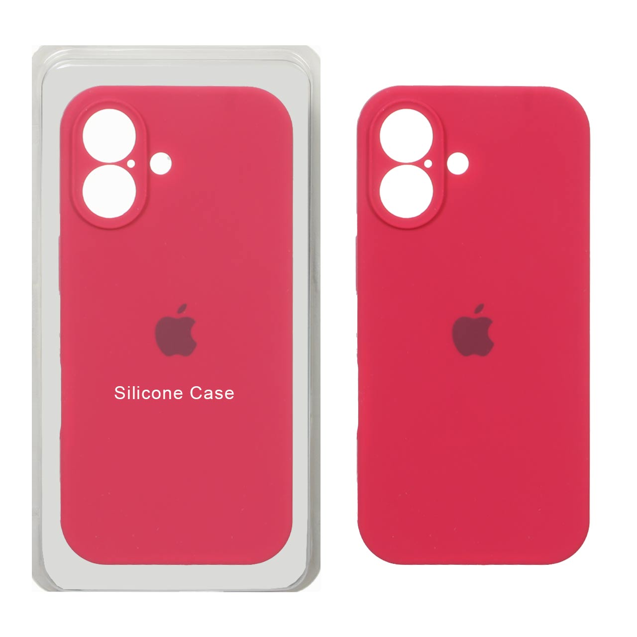 قاب سیلیکونی پاک کنی محافظ لنزدار اورجینال Apple iPhone 17 - آلبالویی (پک اصلی)